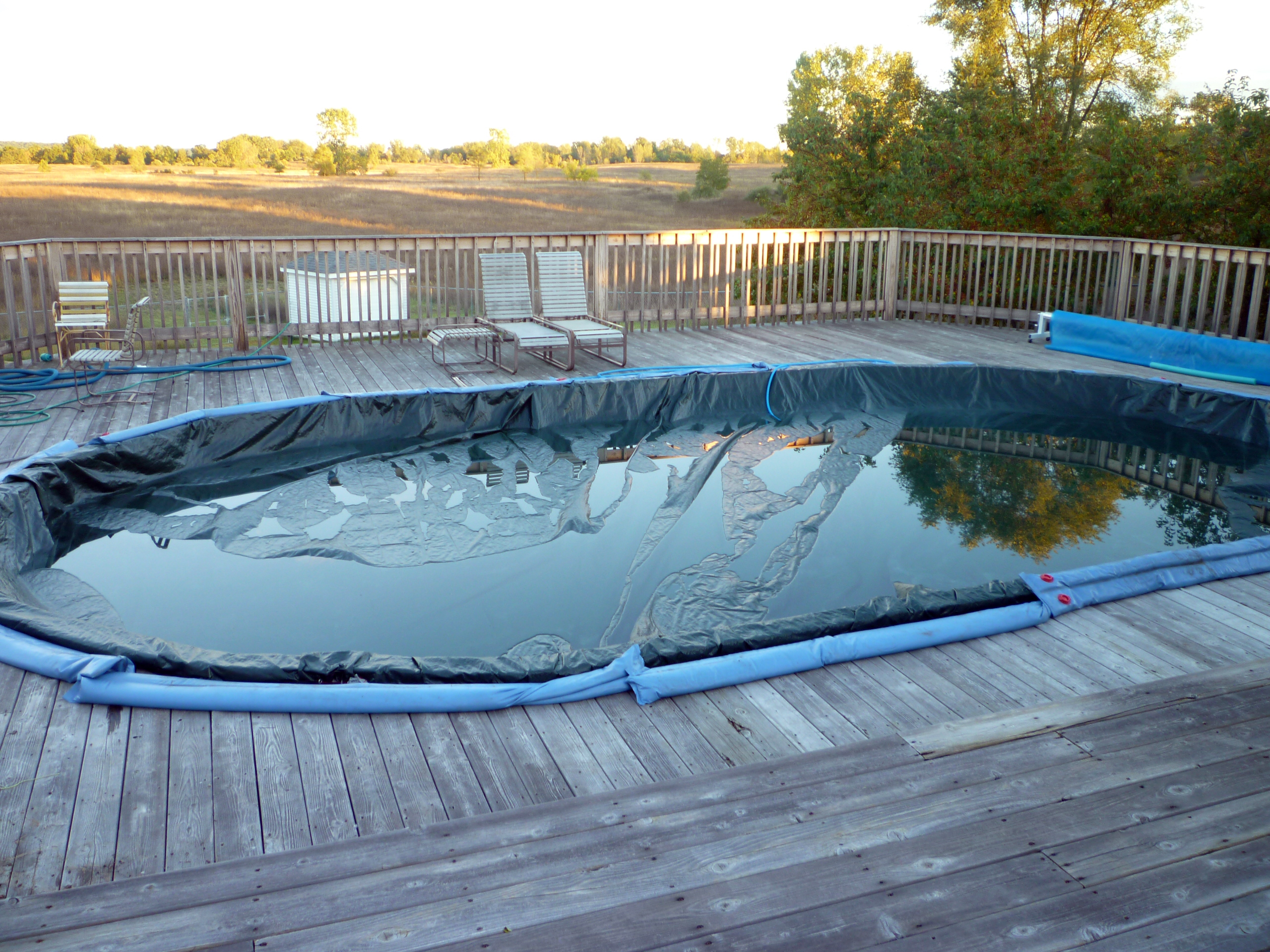 Swimming Pool Closed for the Winter