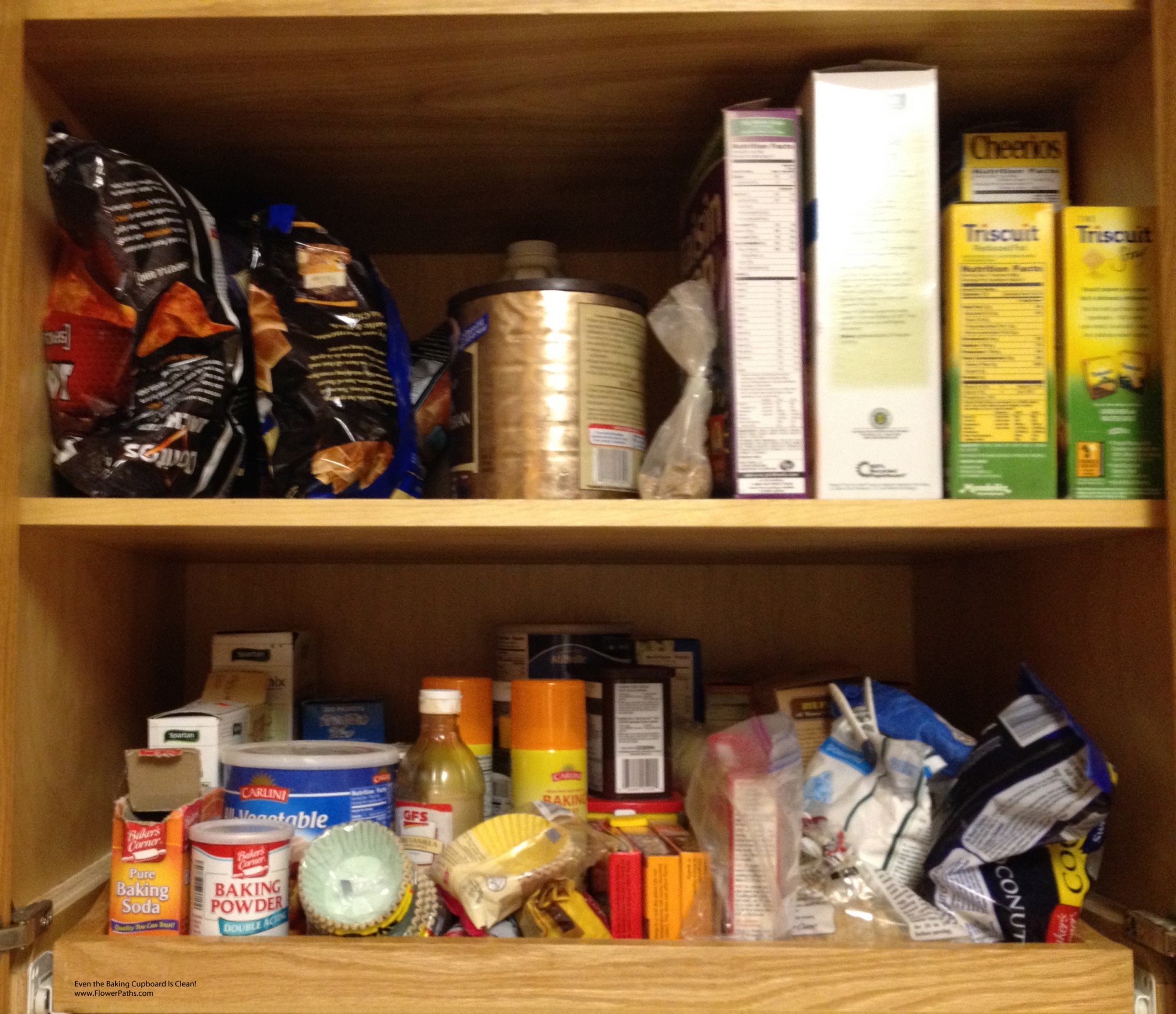 The After Picture - Even the Baking Cupboard is Clean